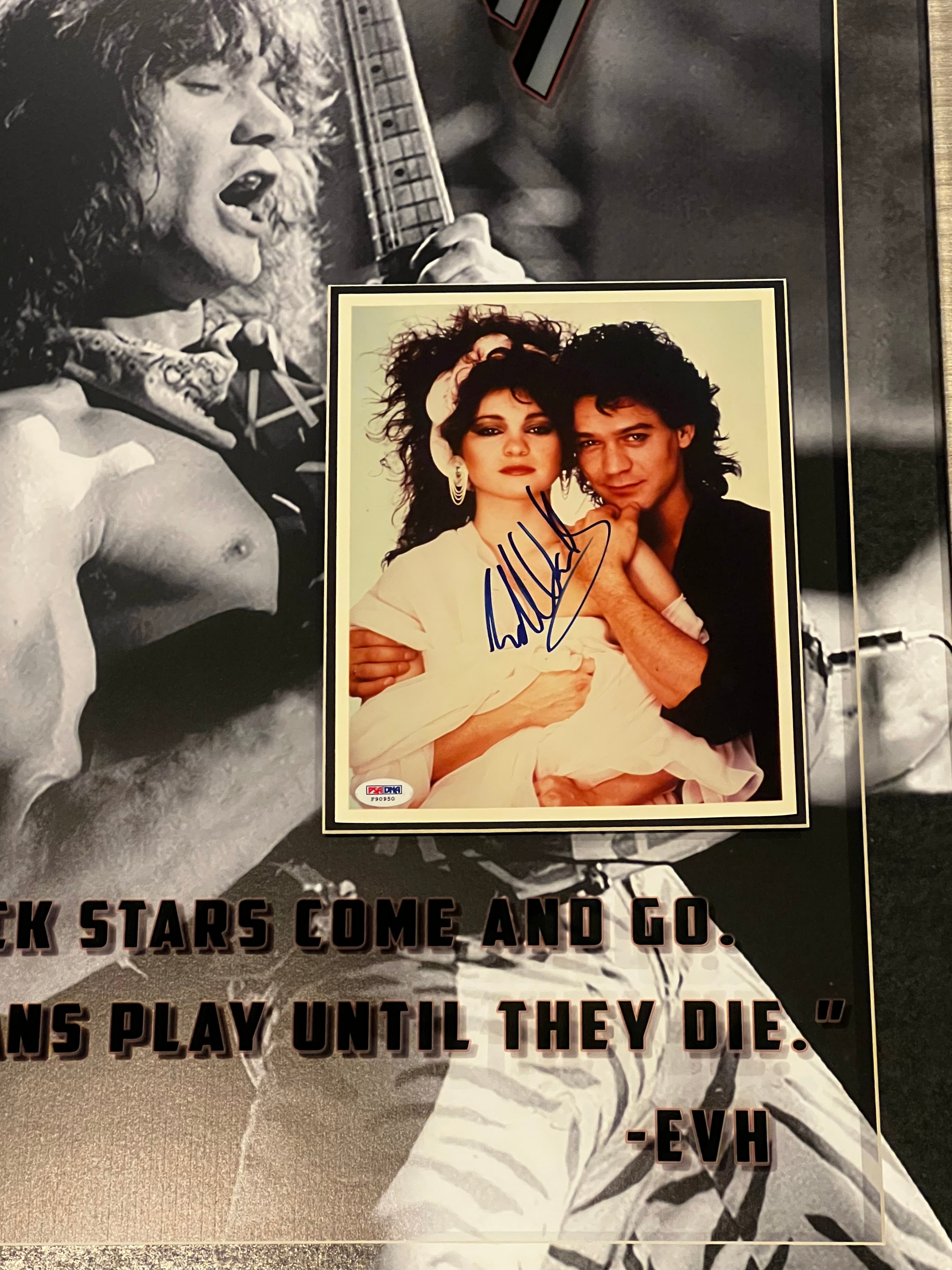 Eddie Van Halen Autographed