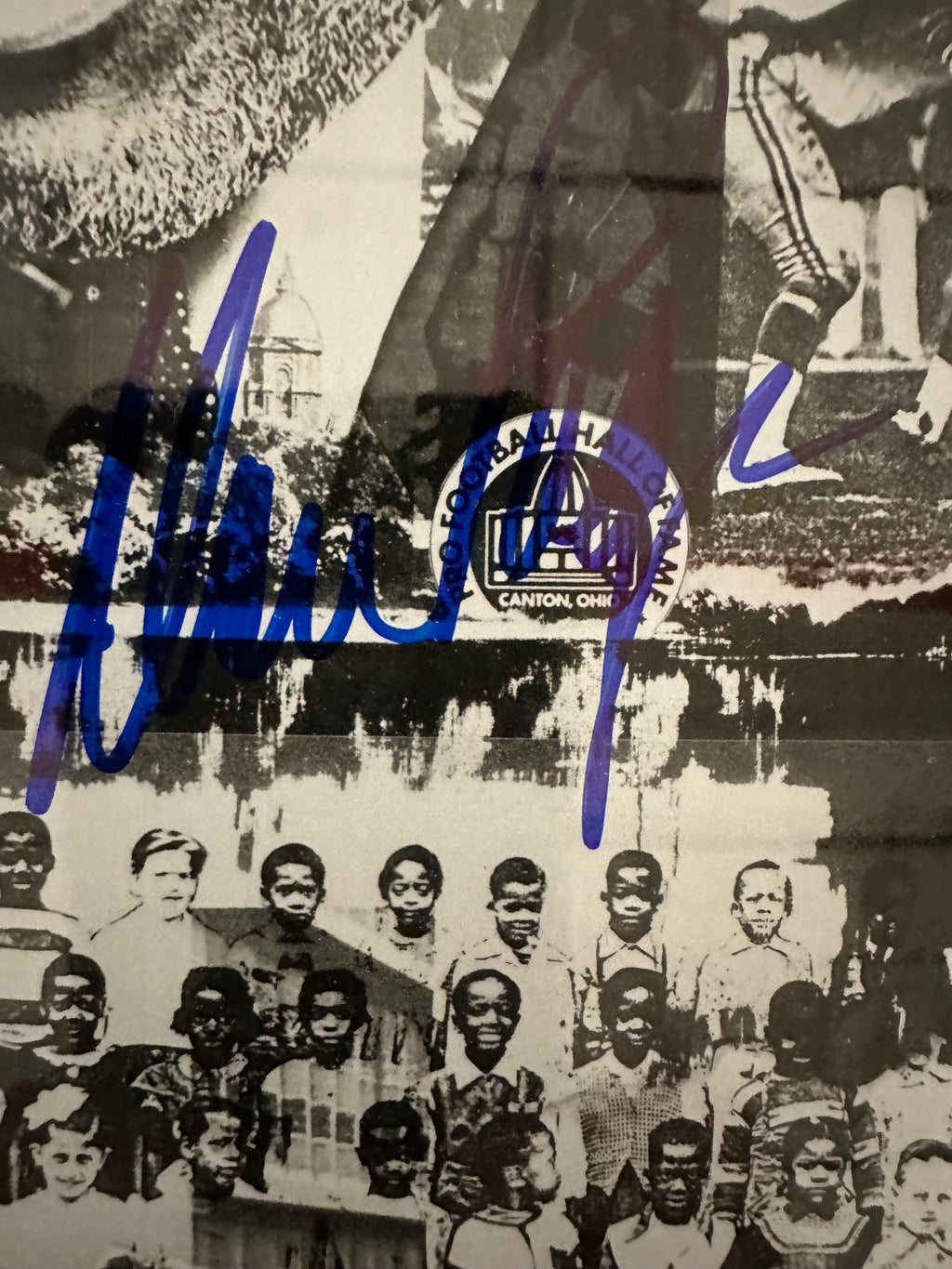 Notre Dame - Alan Page 1966 National Champions Autographed 8x10 Photo
