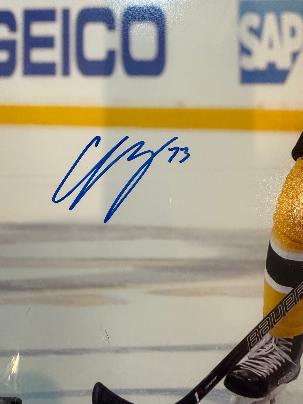 Boston Bruins Charles McAvoy signed photo