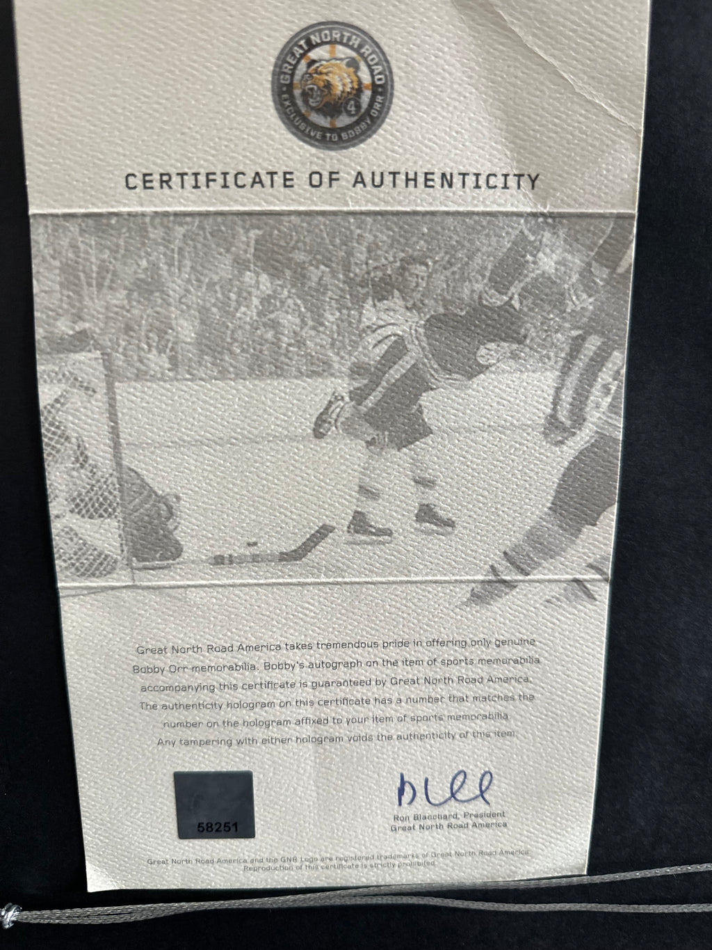 Bobby Orr Hockey Autographed Stick