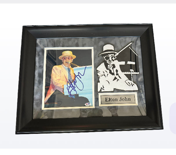 Elton John Autographed