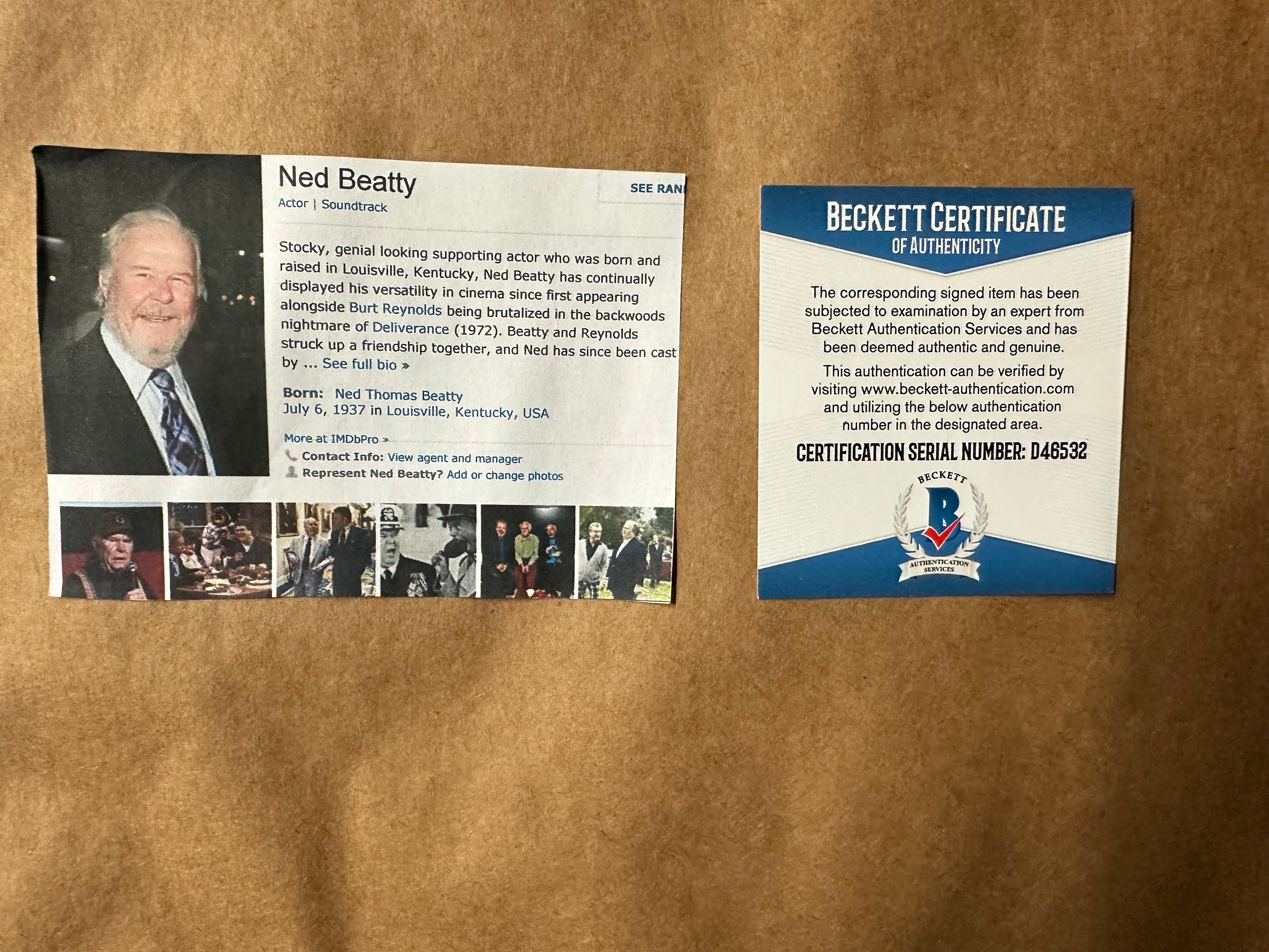 Deliverance - Movie with 4 Autographs