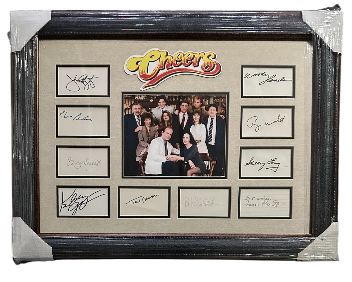 Cheers Cast Signed - 10 Autographed Cuts
