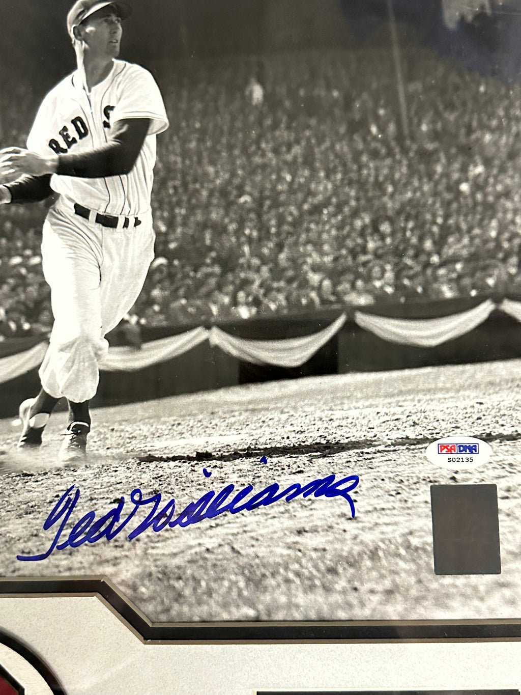 Boston Red Sox - Ted Williams Autographed with quote