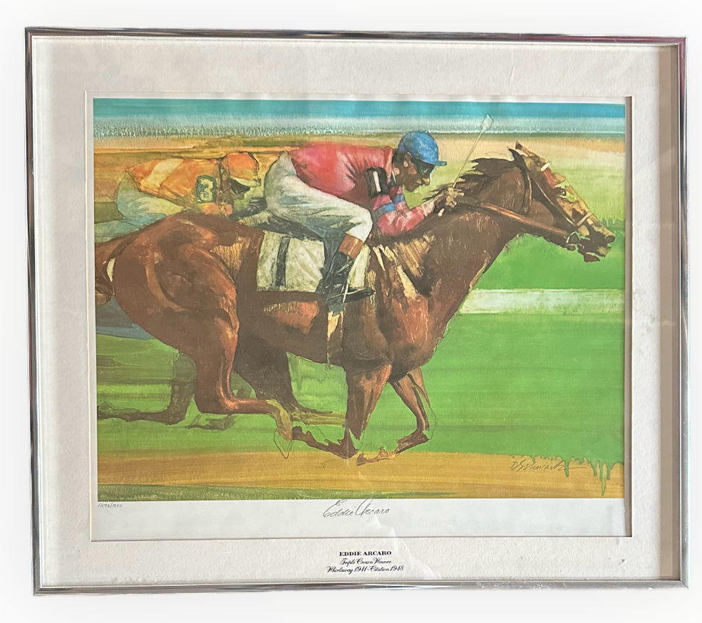 Eddie Arcaro Autographed (2X Triple Crown Winner)