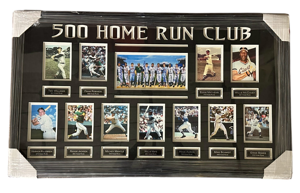 500 Homerun Club with 11 autographs