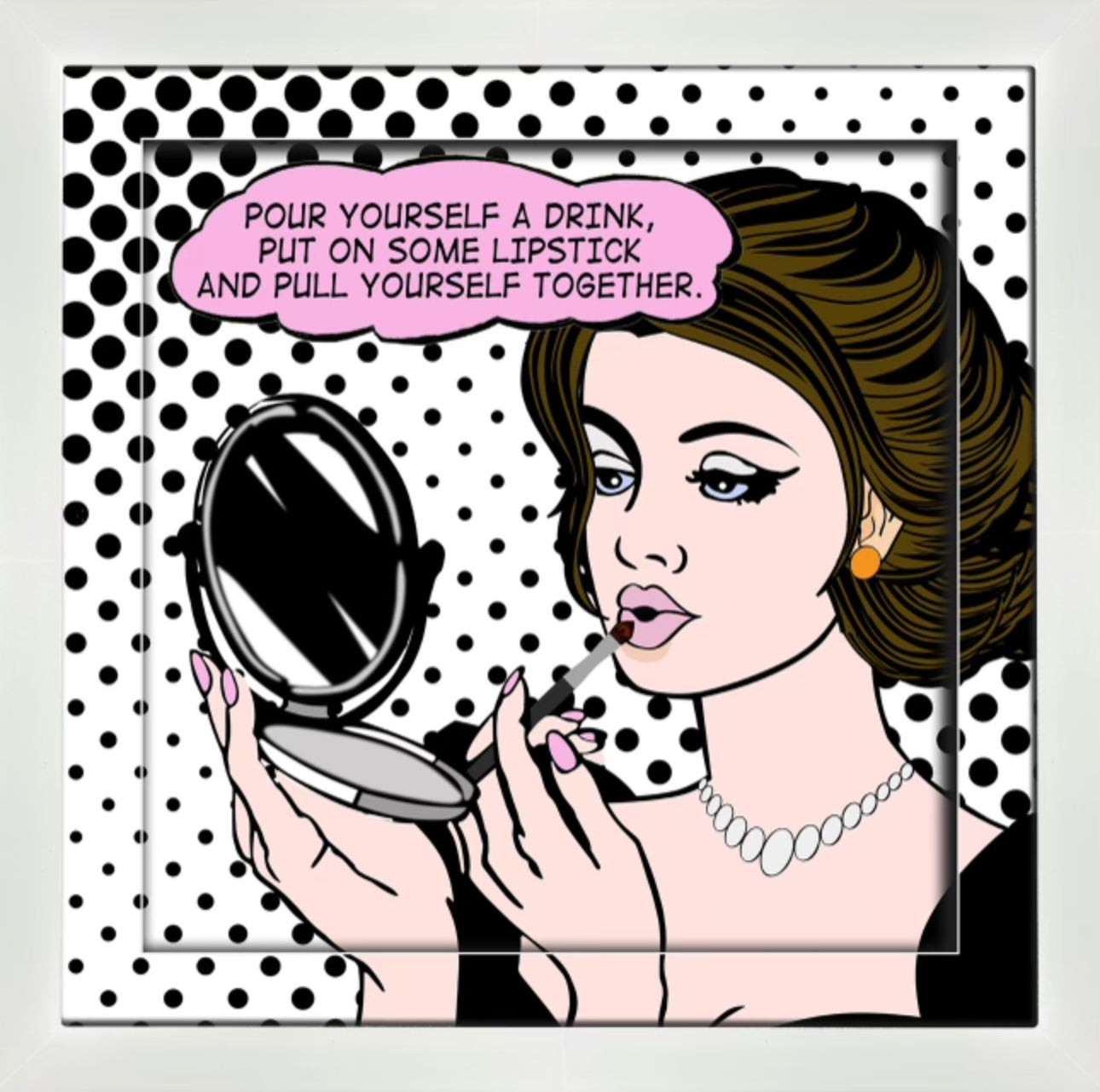 Pop Art For Women - 3D Shadow Box with LED lighting