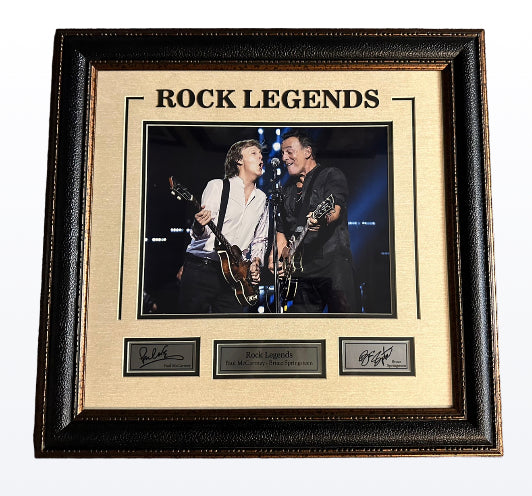 Rock Legends Paul McCartney & Bruce Springsteen