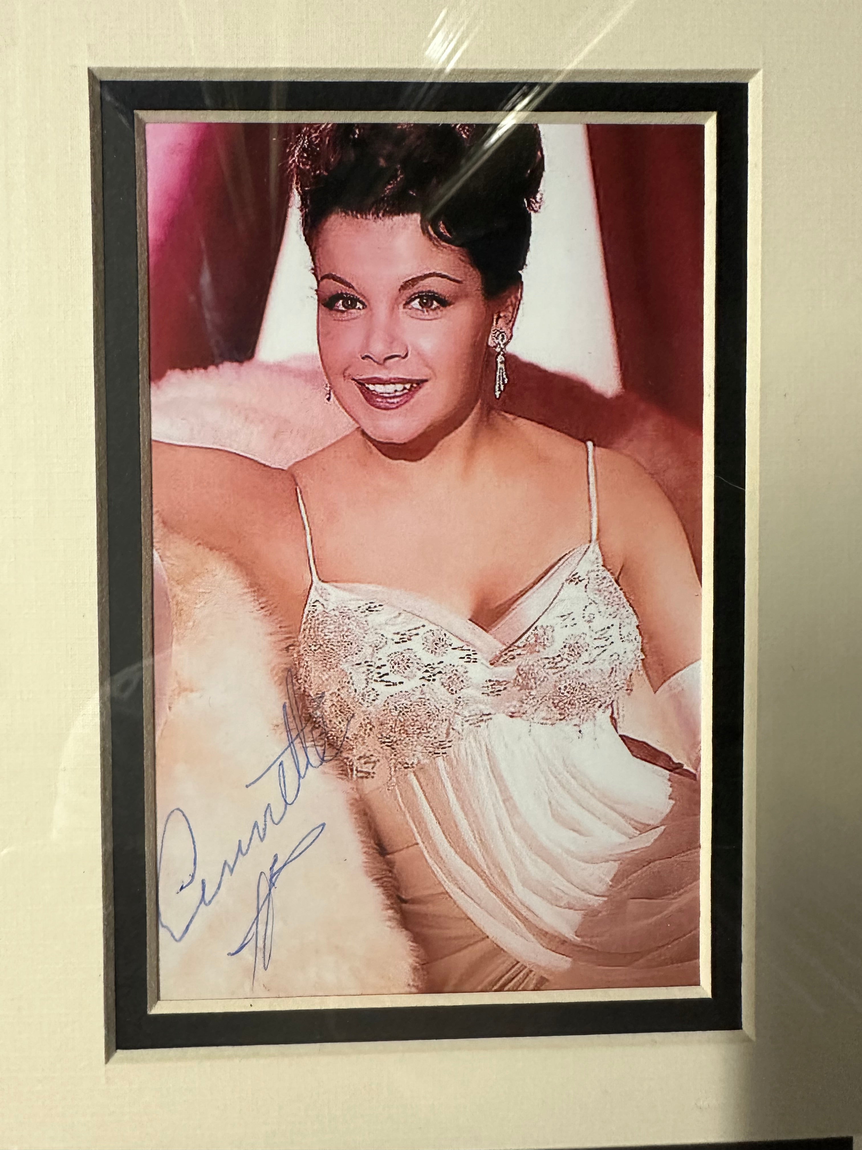 Annette Funicello Autographed