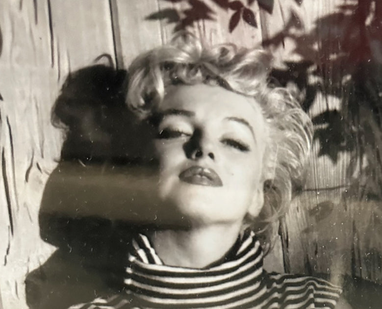 Marilyn Monroe Relaxing in her Garden