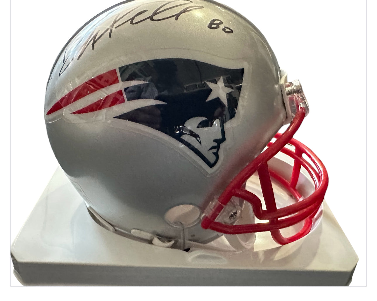 New England Patriots - Danny Amendola Autographed Mini Helmet