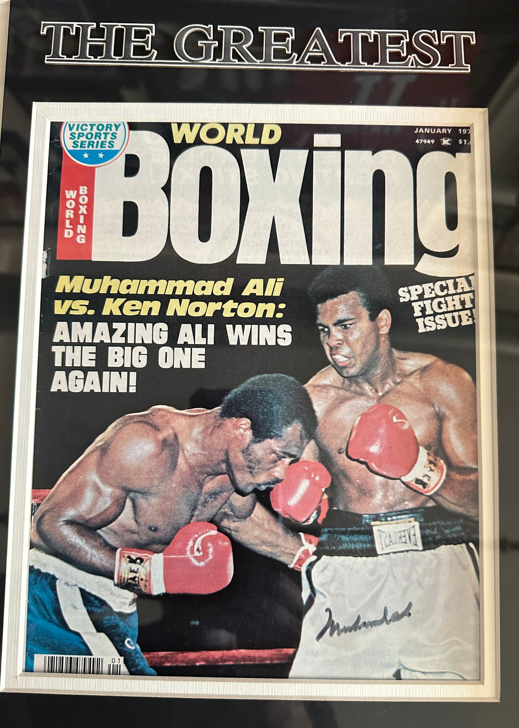 Muhammad Ali "The Greatest" - Autographed