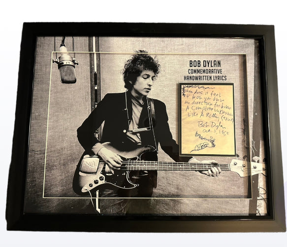 Bob Dylan Song Lyrics (Facsimile)