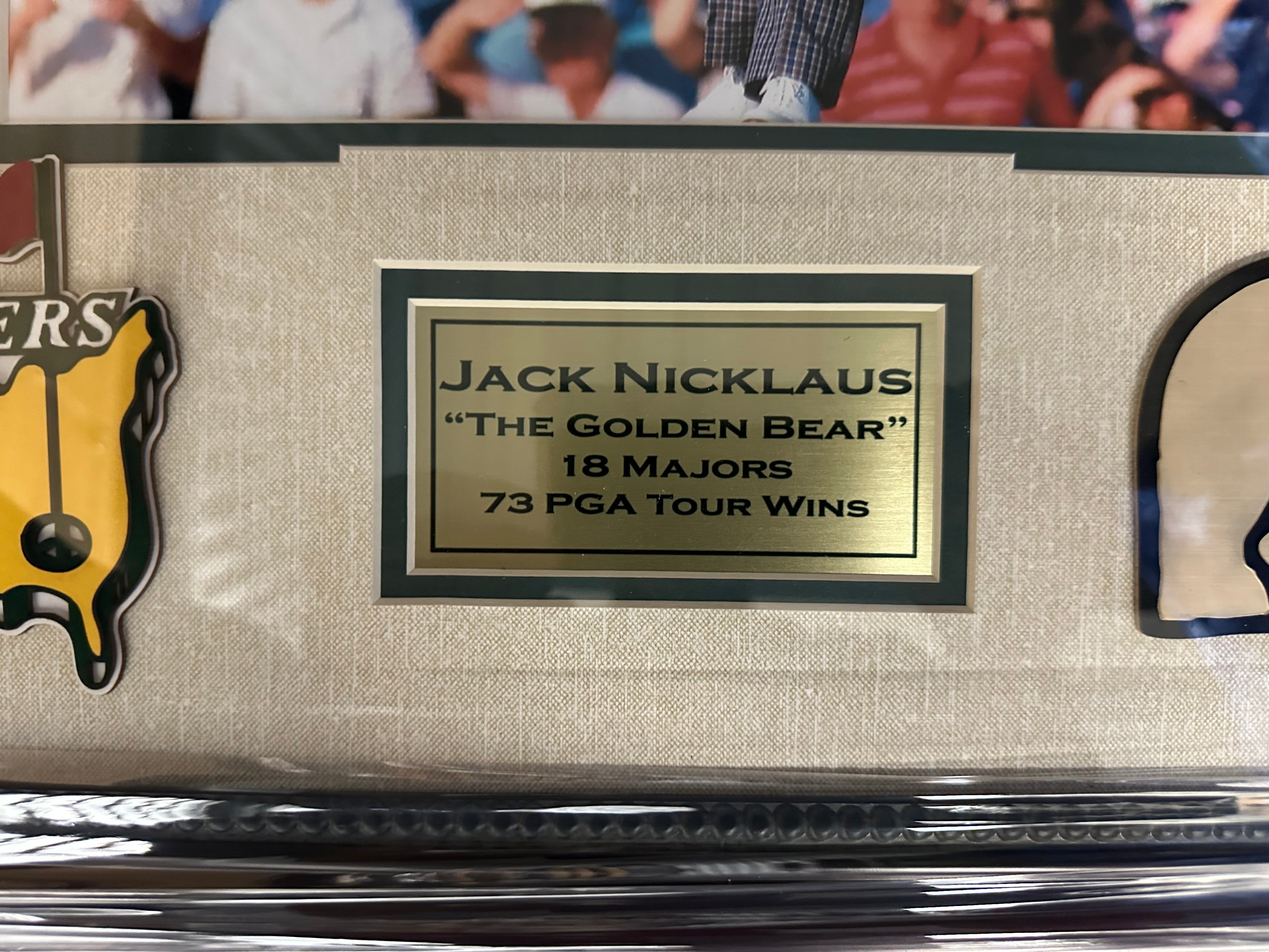 Jack Nicklaus Autographed Caddy Badge