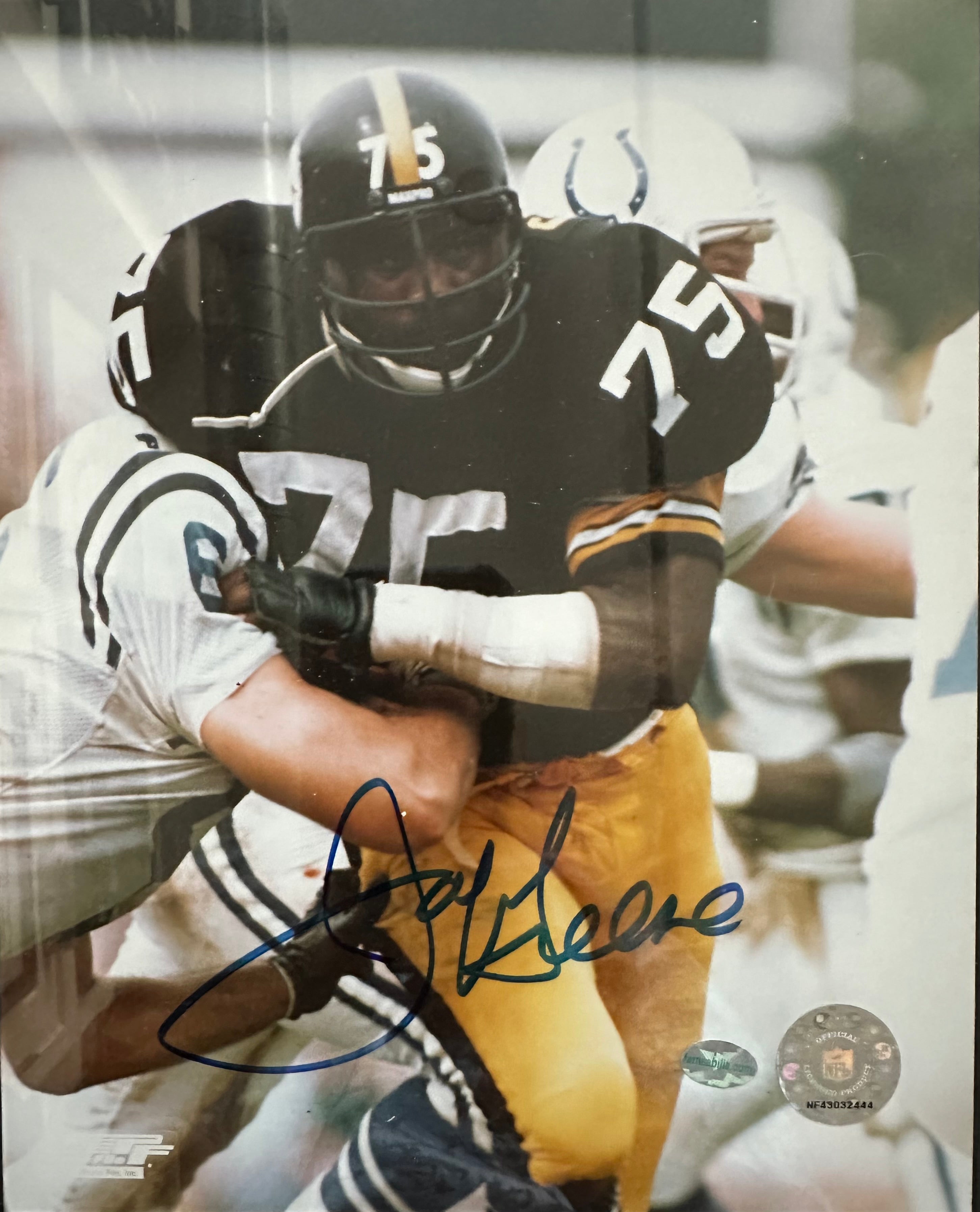 Pittsburg Steelers - Mean Joe Green Autographed