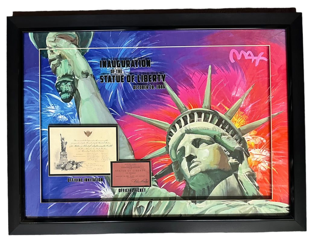 Statue of Liberty Inauguration - Colorful picture