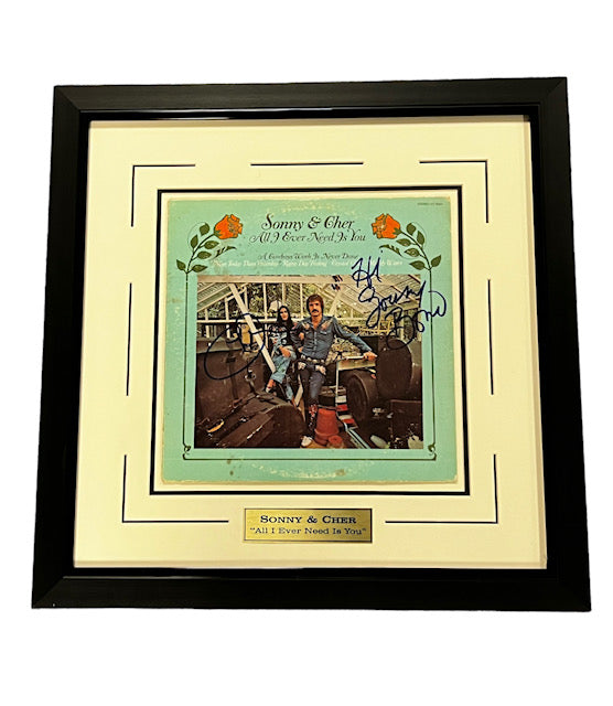 Sonny and Cher Signed Album