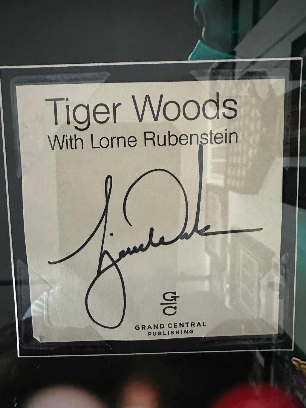 Tiger Woods 2019 Masters Champion Autographed with video montage and replica bad