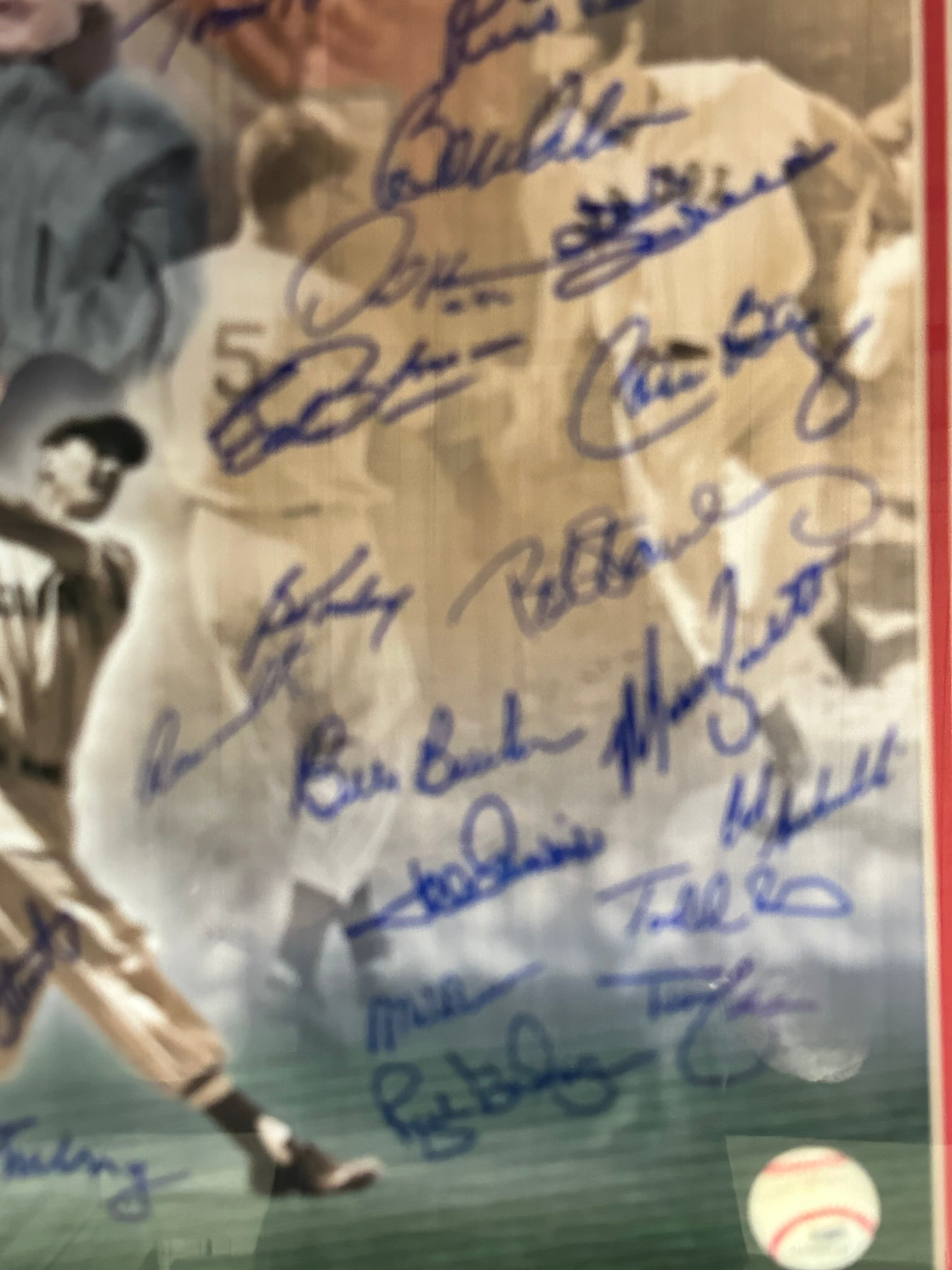 Boston Red Sox - Friends of Ted Williams with Multiple Autographs