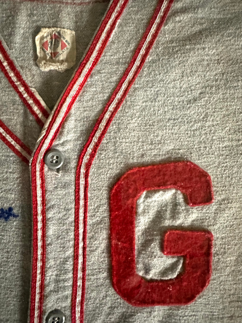 Ted Williams framed autographed Pony League Jersey with letter "G"