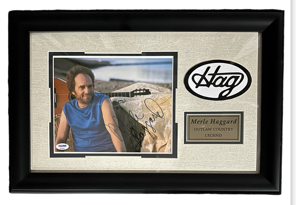 Merle Haggard Autographed - Outlaw Country Legend