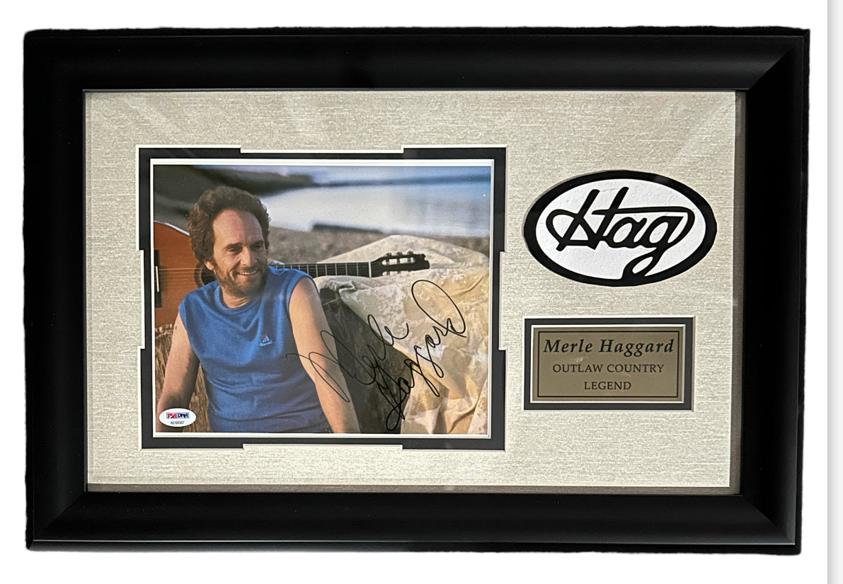 Merle Haggard Autographed - Outlaw Country Legend