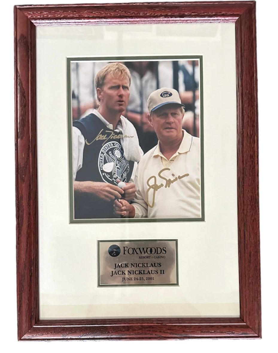 Jack Nicklaus and Jack Nicklaus II Autographed