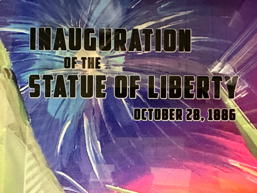 Statue of Liberty Inauguration - Colorful picture