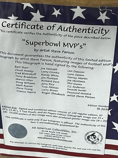 Super Bowl MVP 30 of 60