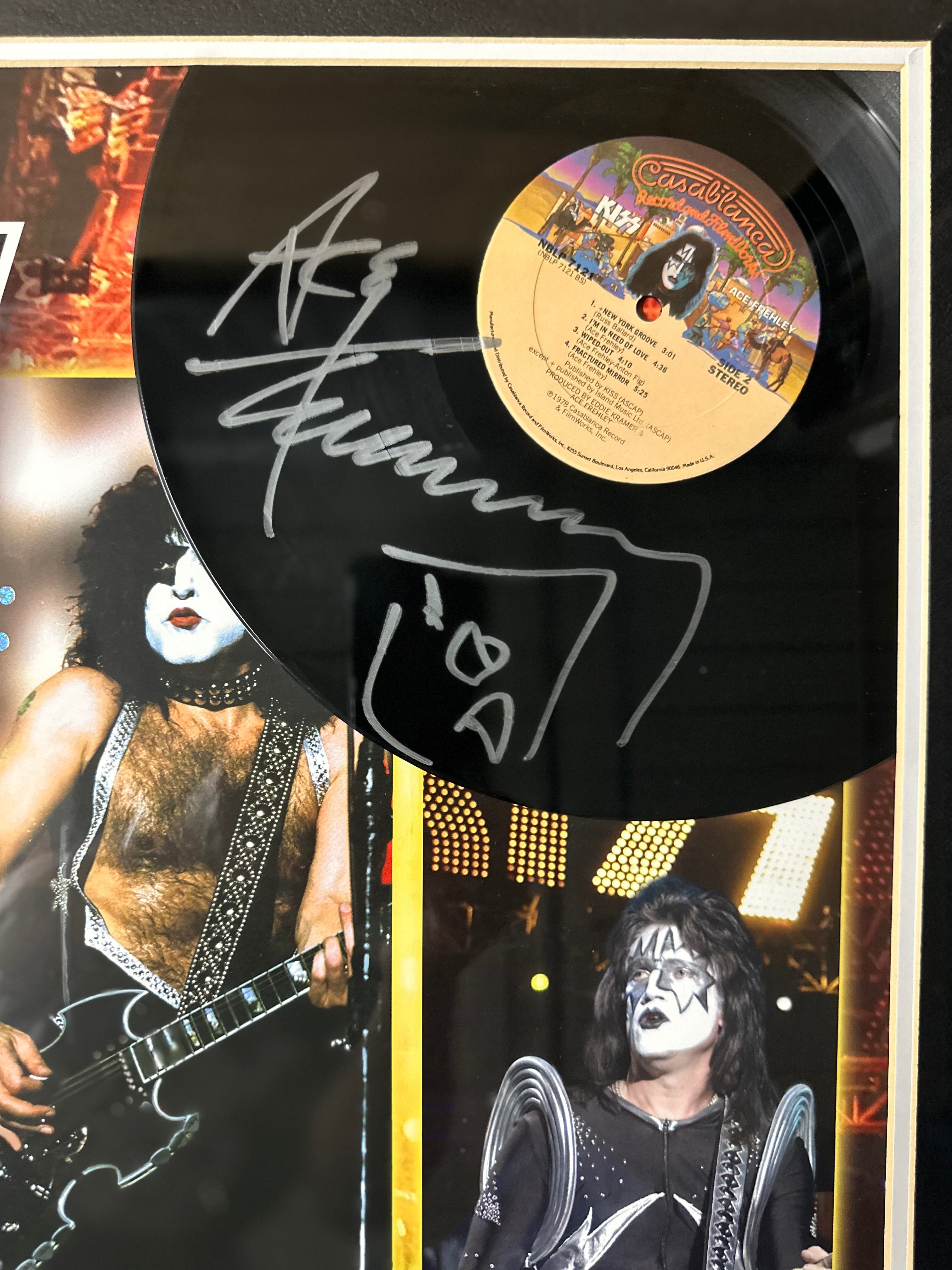 KISS Autographed by Original 4 and Tommy Thayer