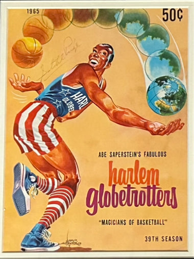 Braves - Satchel Paige Baseball HOF 1971 Signed Globetrotters Program