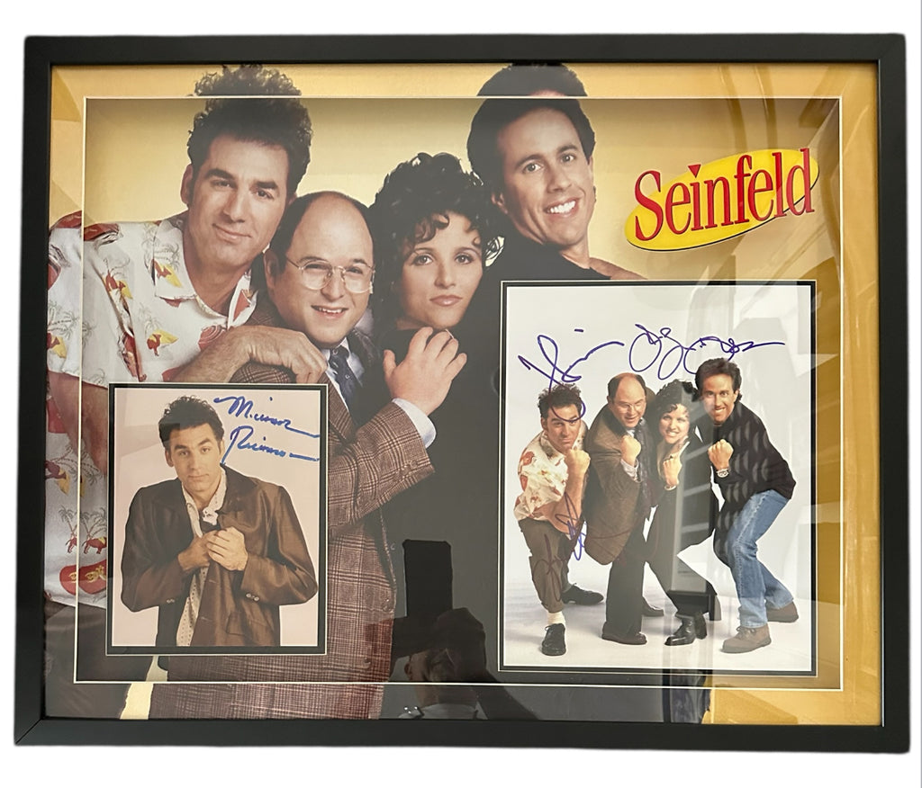 Seinfeld - Cast signed (3 and 1 on 8x10)