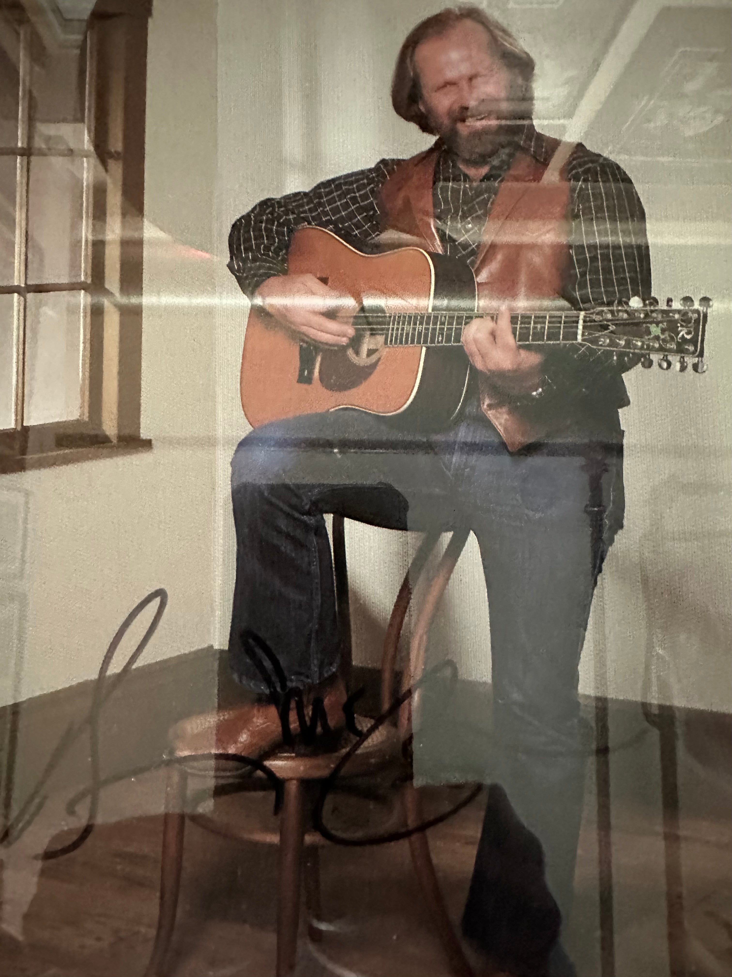 Barry McGuire autographed album