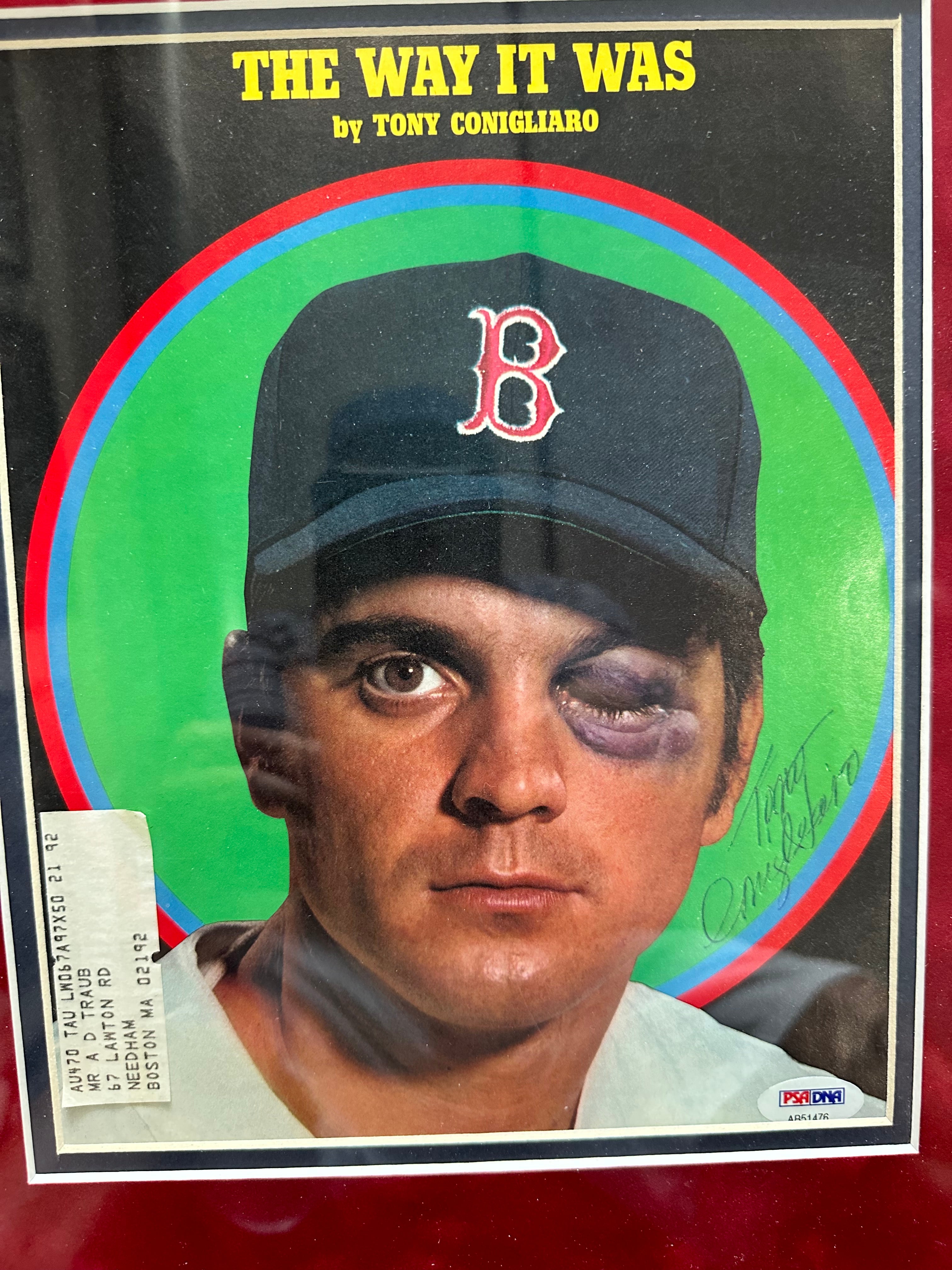 Boston Red Sox - Tony Conigliaro Autographed SI Magazine