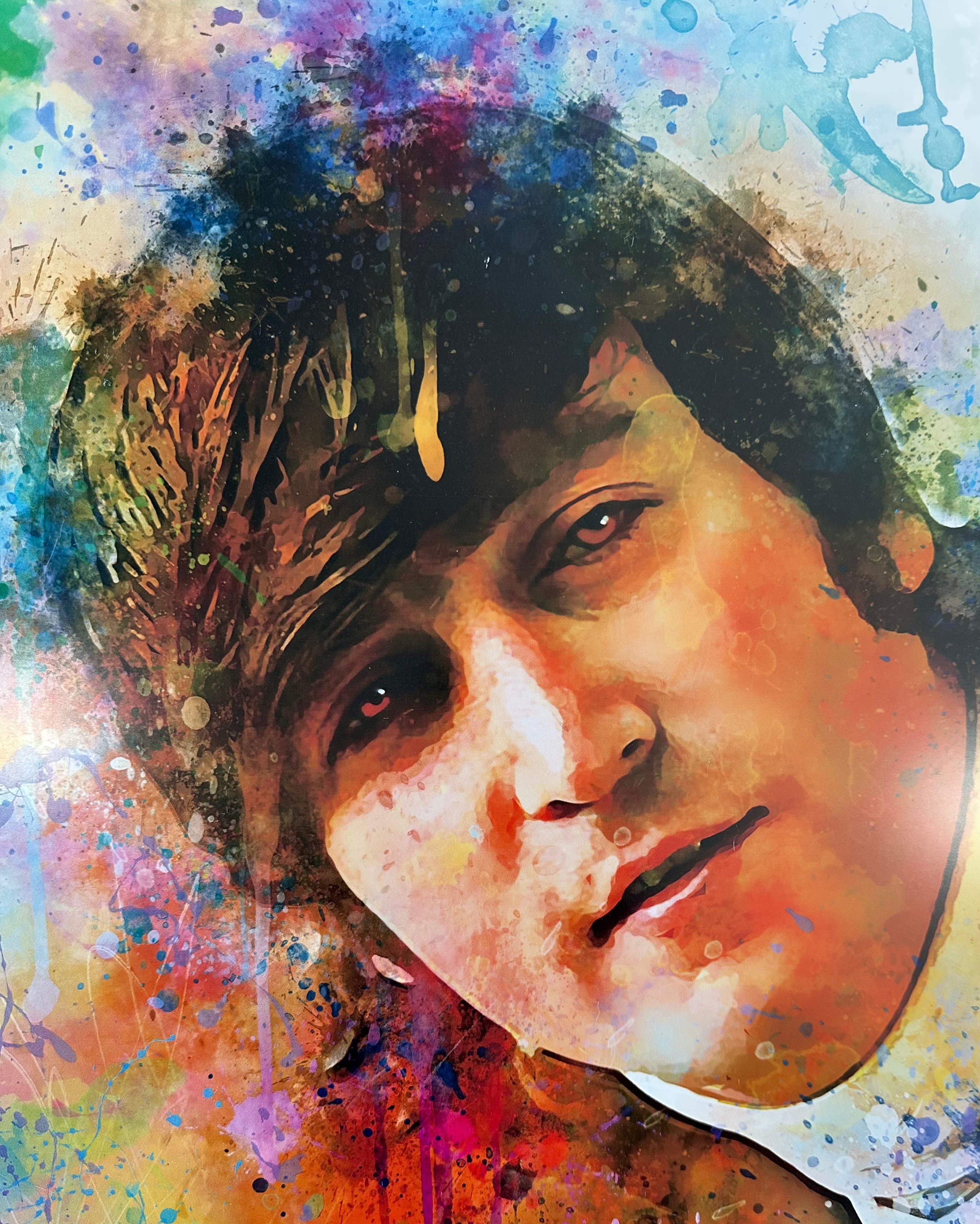 George Harrison Wall Art by Cherie Grampp (aka Shari)