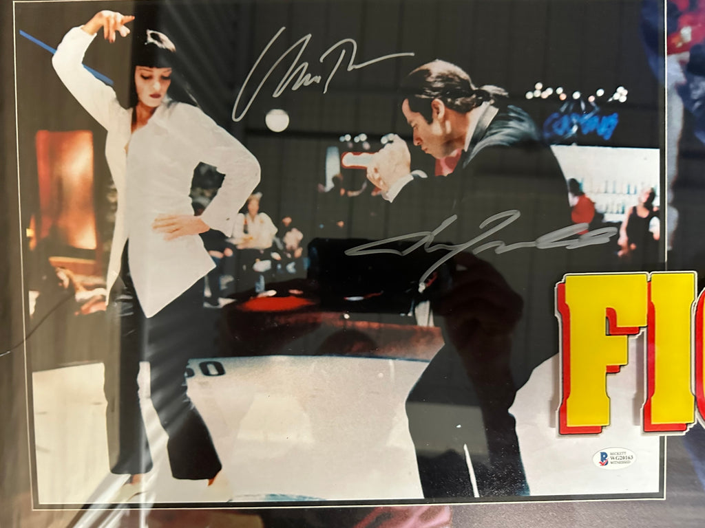 Pulp Fiction - John Travolta & Uma Thurman Autographed