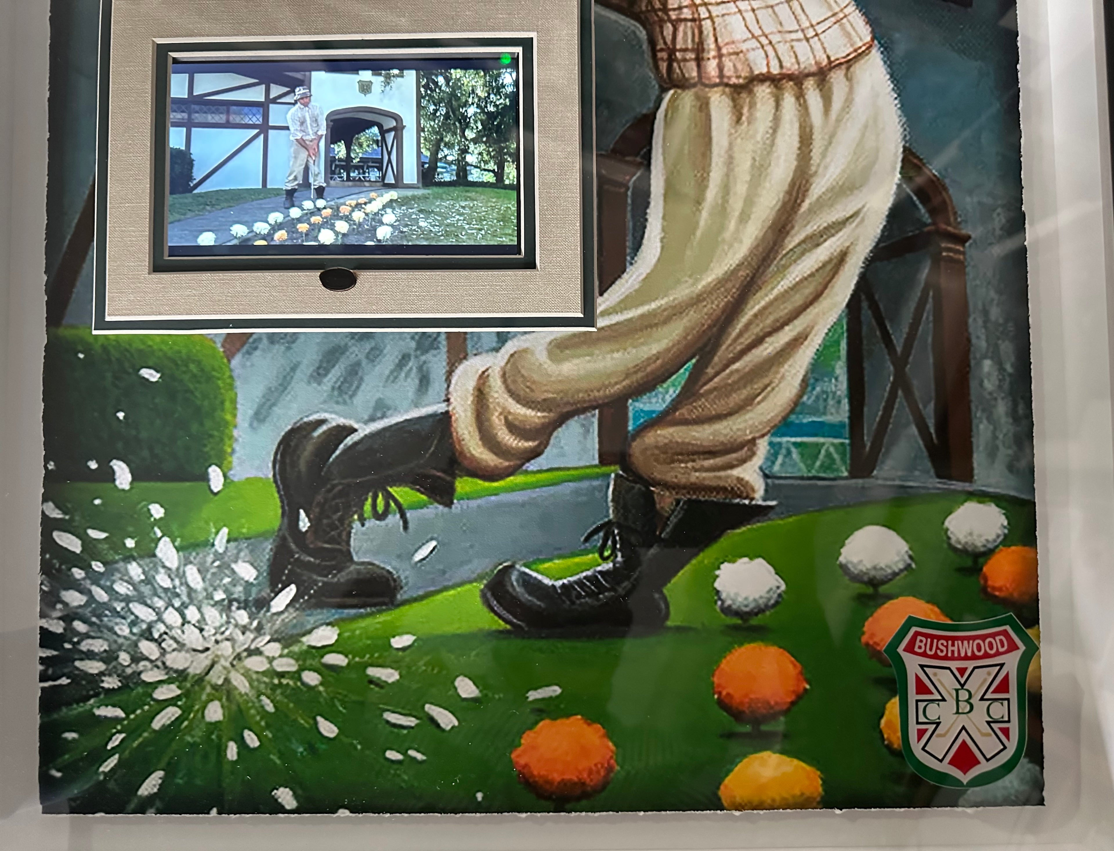 Caddy Shack Cinderella Story with Bill Murray facsimile signature and Video Mont