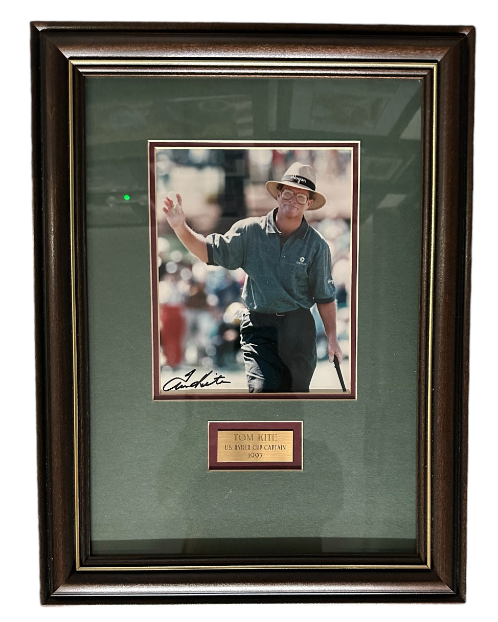 Tom Kite 1997 US Ryder Cup Captain Autographed