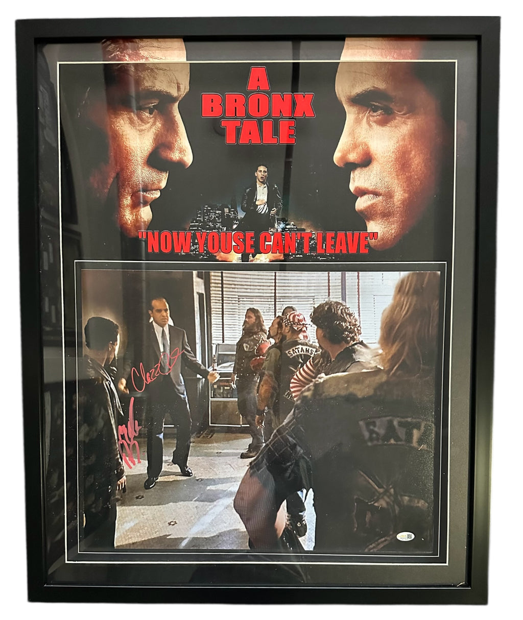 A Bronx Tale with Quote - Autographed by Chazz Palminteri and Lilo Brancato