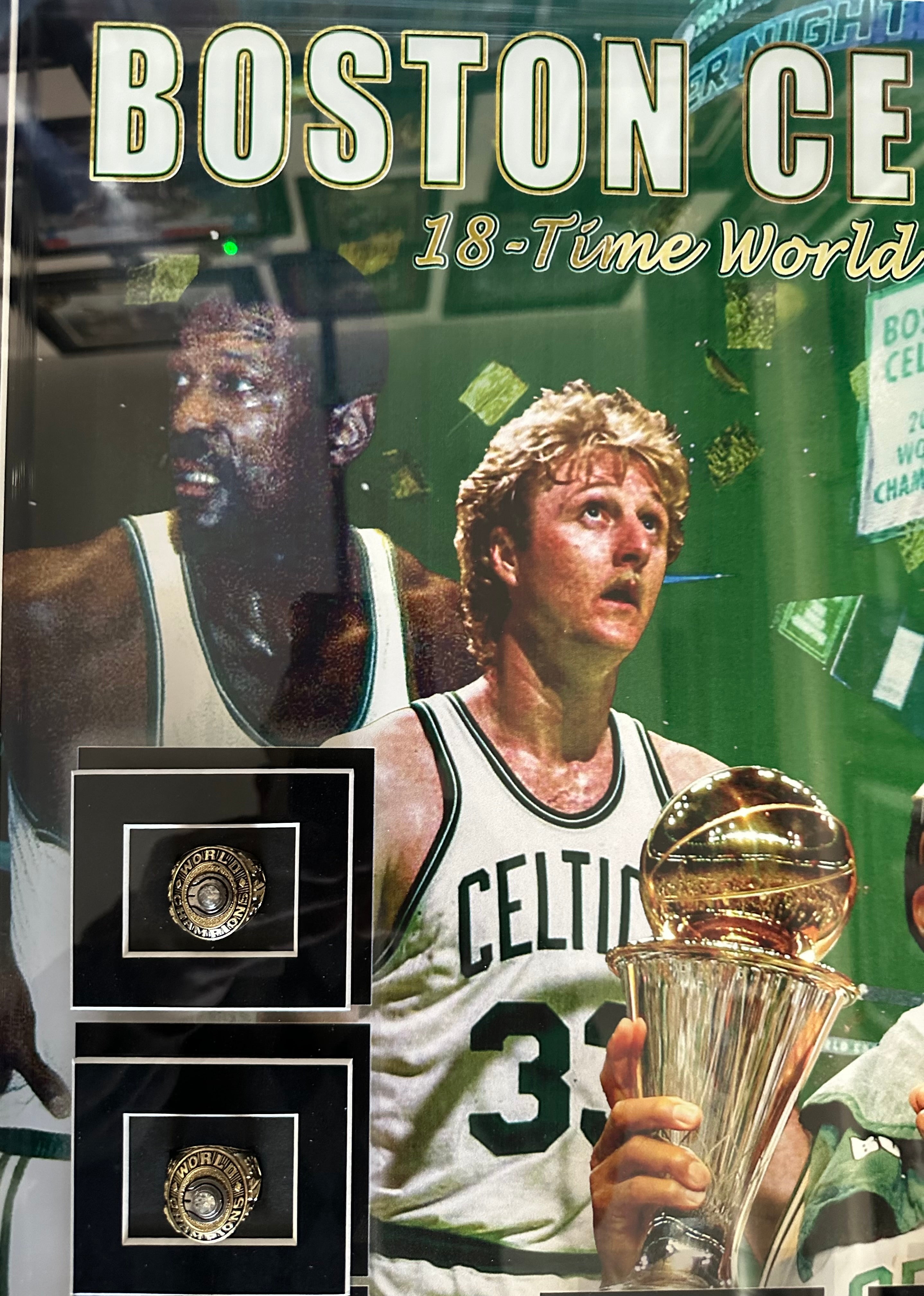 Boston Celtics with 18 Replica Championship Rings