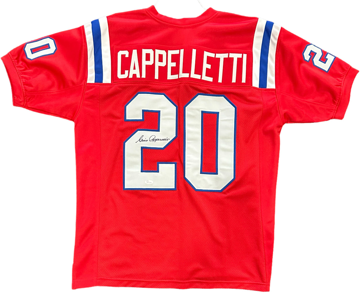 New England Patriots - Gino Cappelletti Autographed Football Jersey