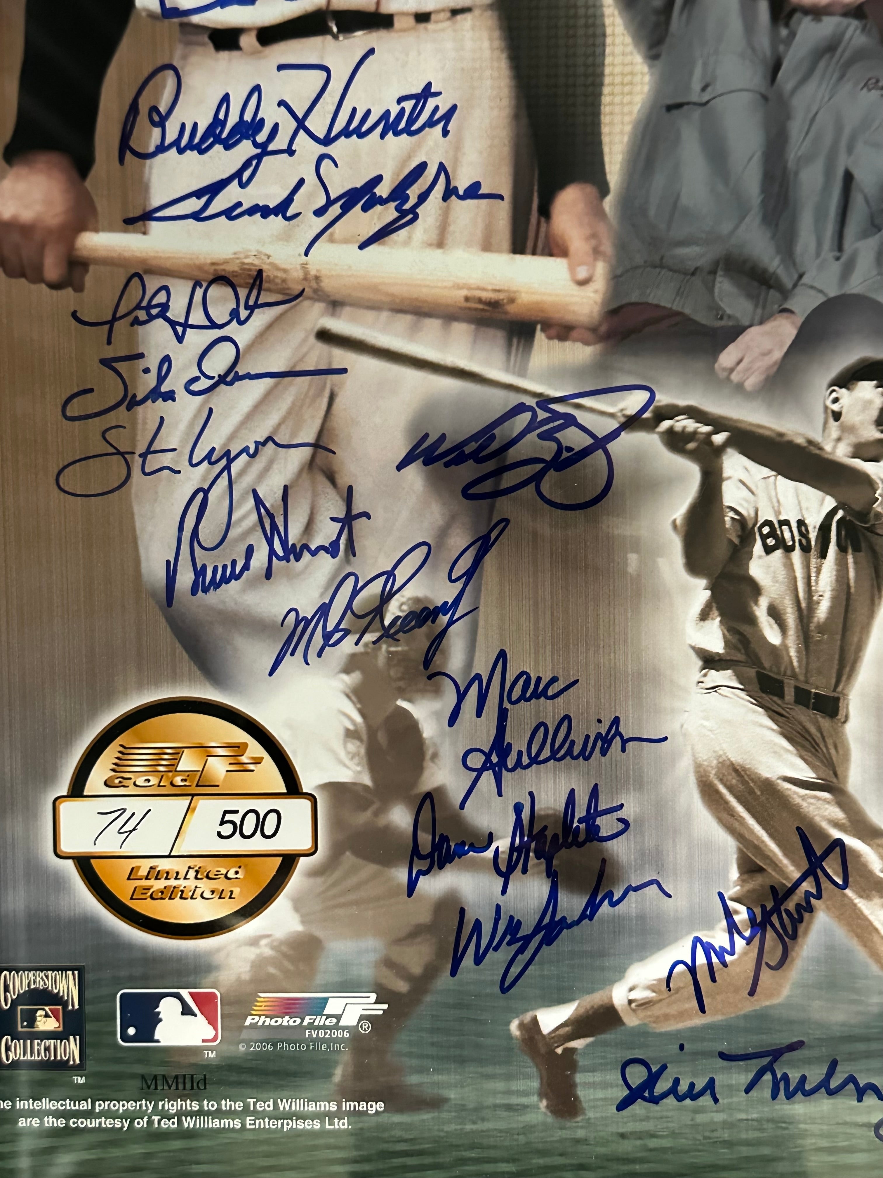 Boston Red Sox - Friends of Ted Williams with Multiple Autographs