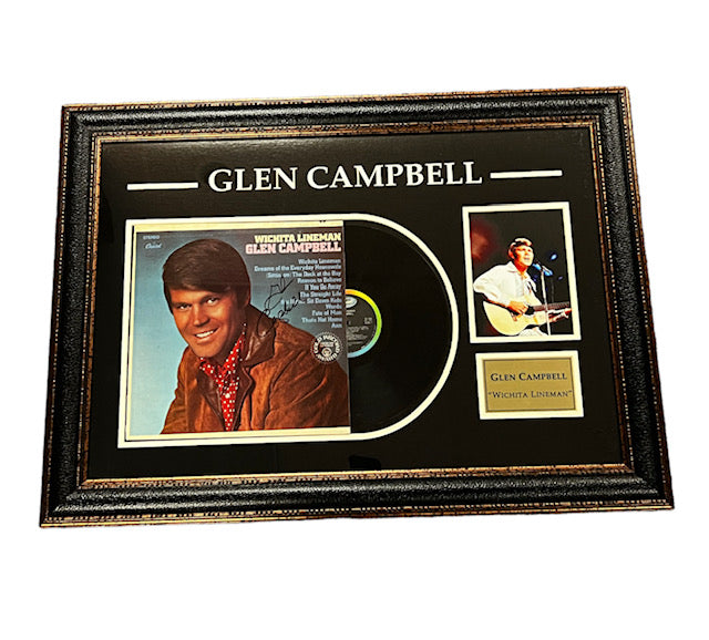 Glen Campbell Signed Album