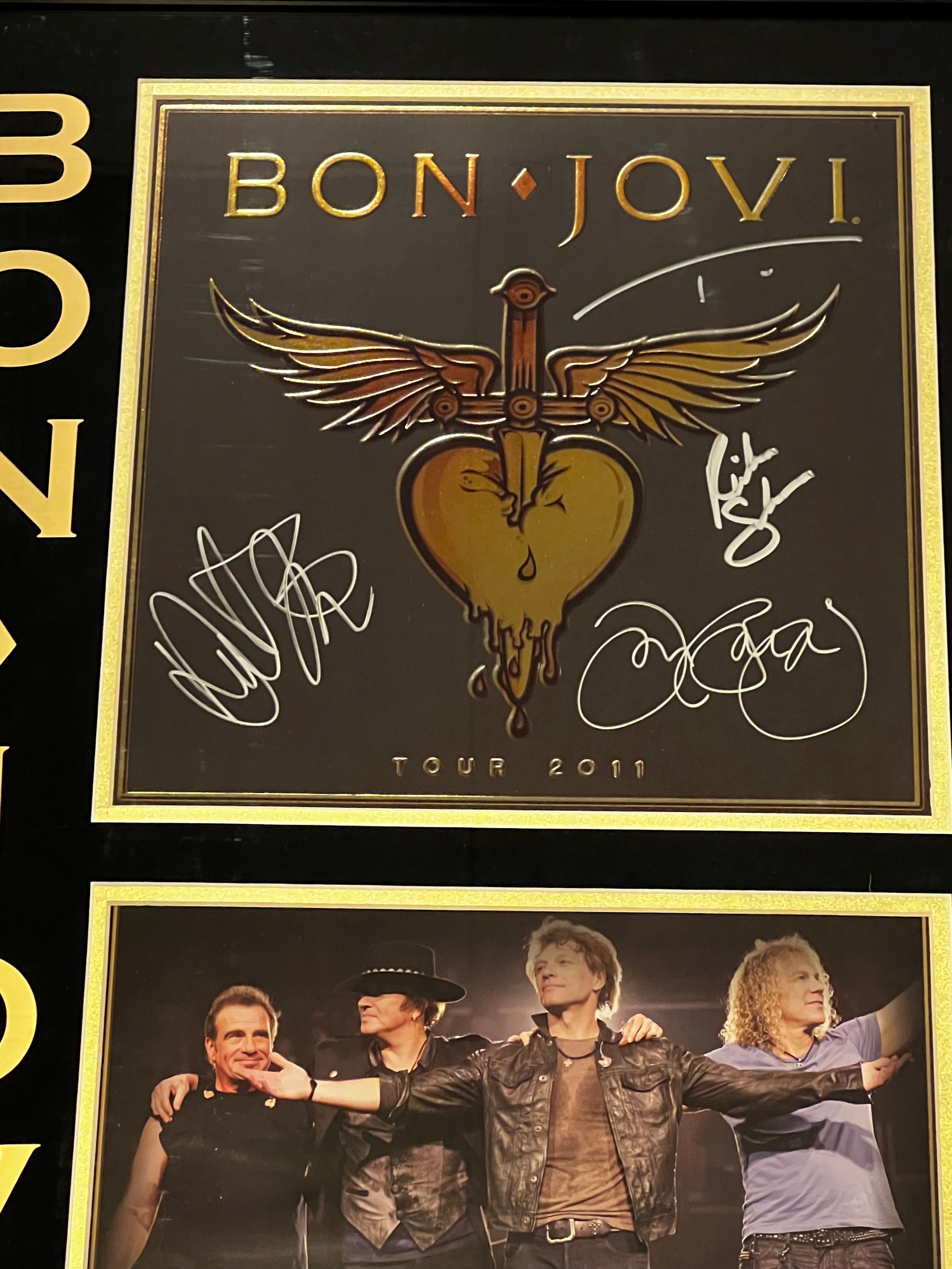 Bon Jovi Band Autographed Tour Program