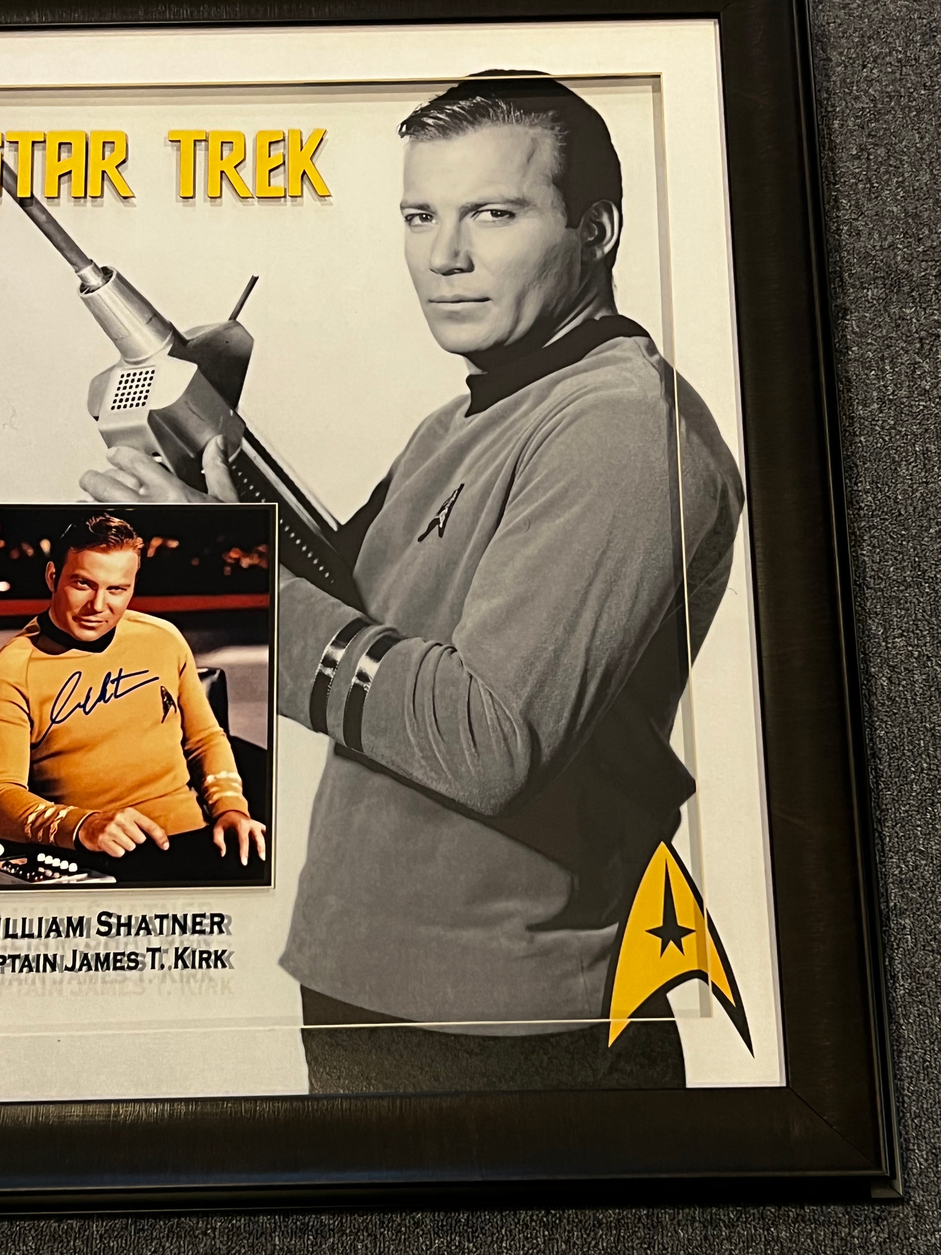 Star Trek - Captain Kirk Autographed