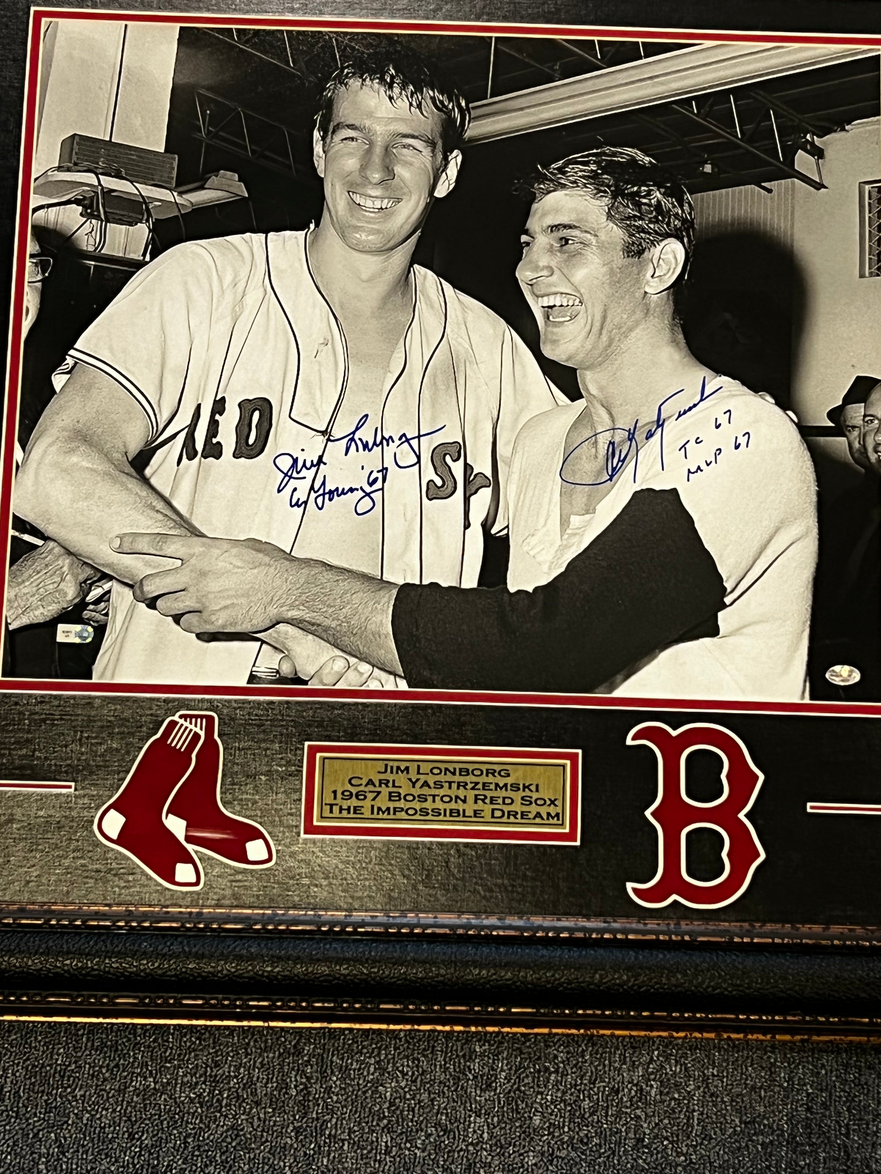 Jim Lonborg & Carl Yastrzemski Autograph