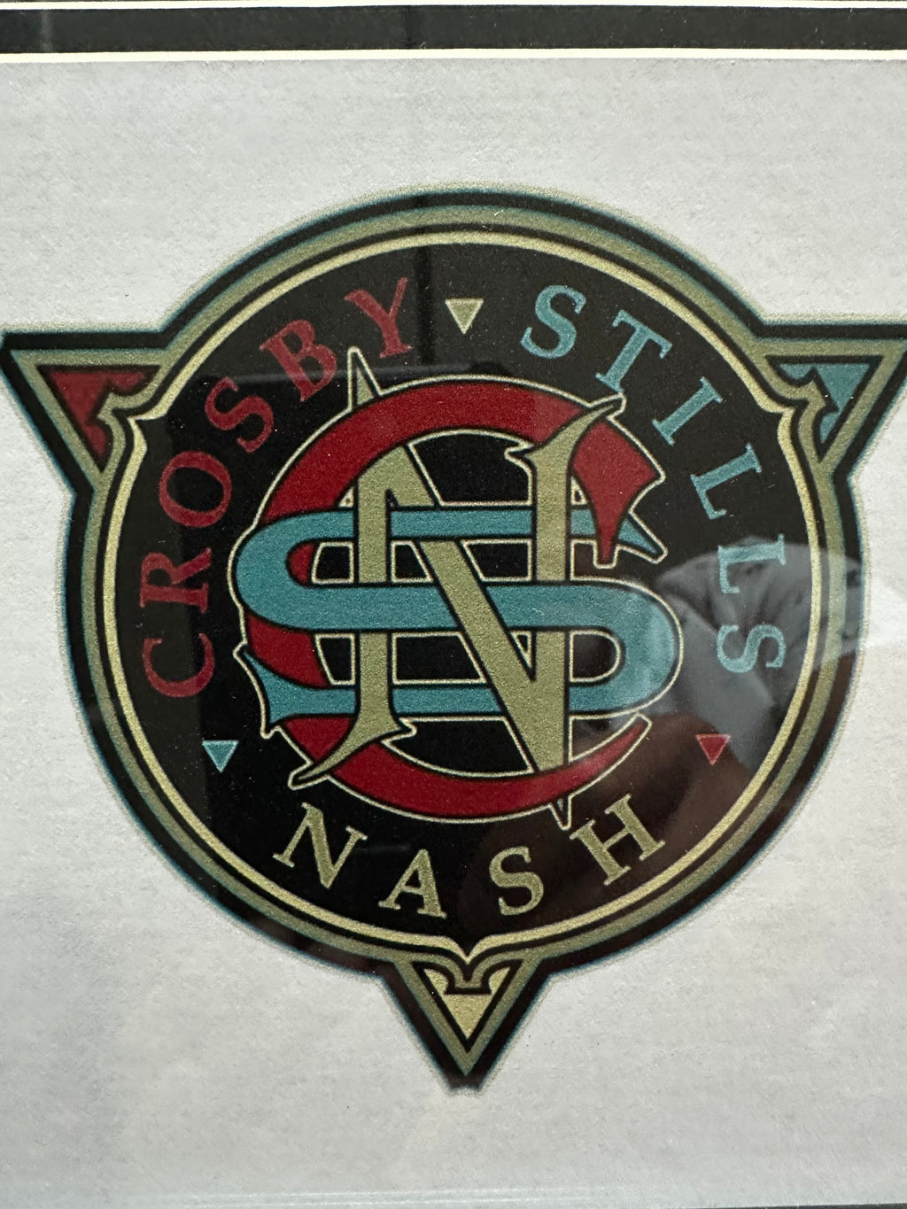 Crosby, Stills and Nash Autographed Magazine Pictured