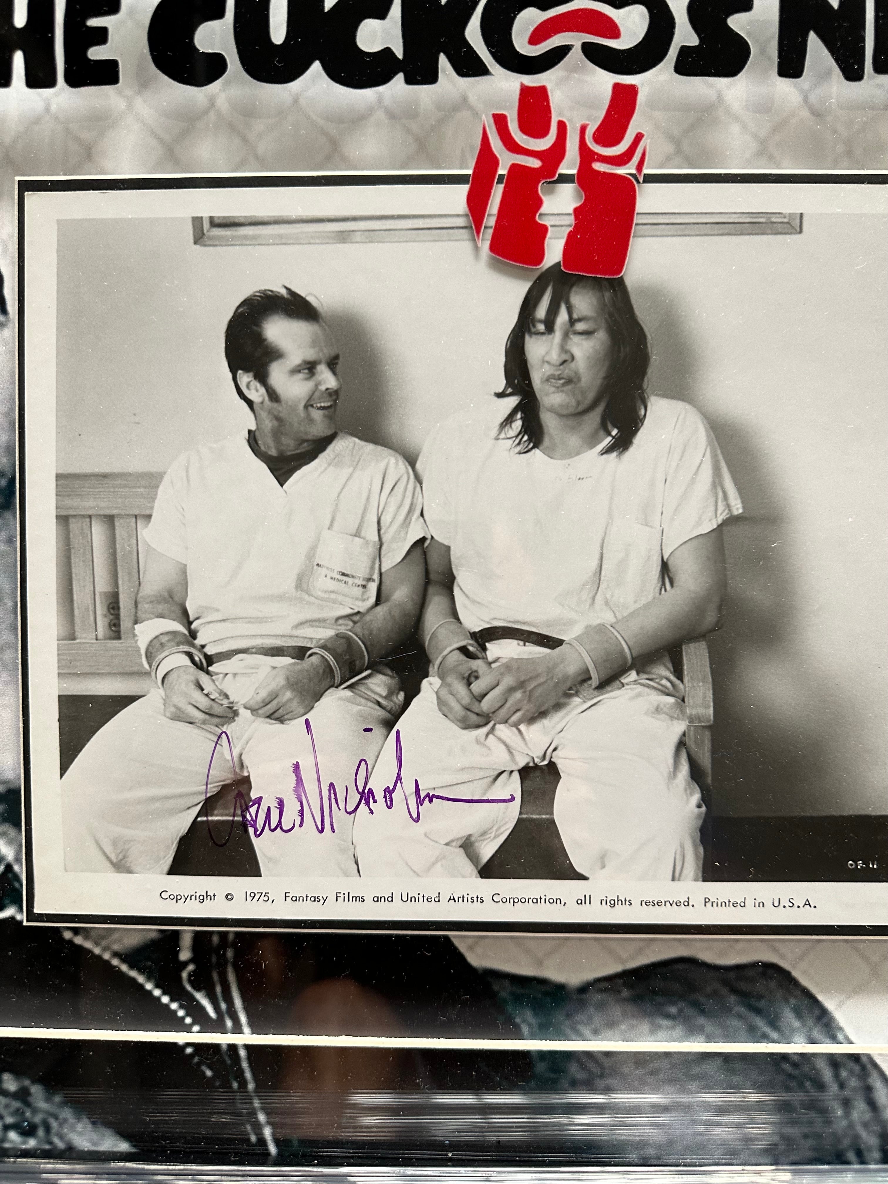 One Flew Over The Cuckoo's Nest - Jack Nicholson & Louise Fletcher Autographed