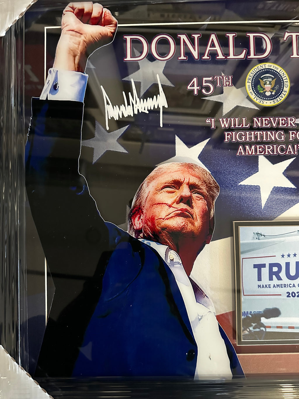 Donald Trump - 45th & 47th President with Quote