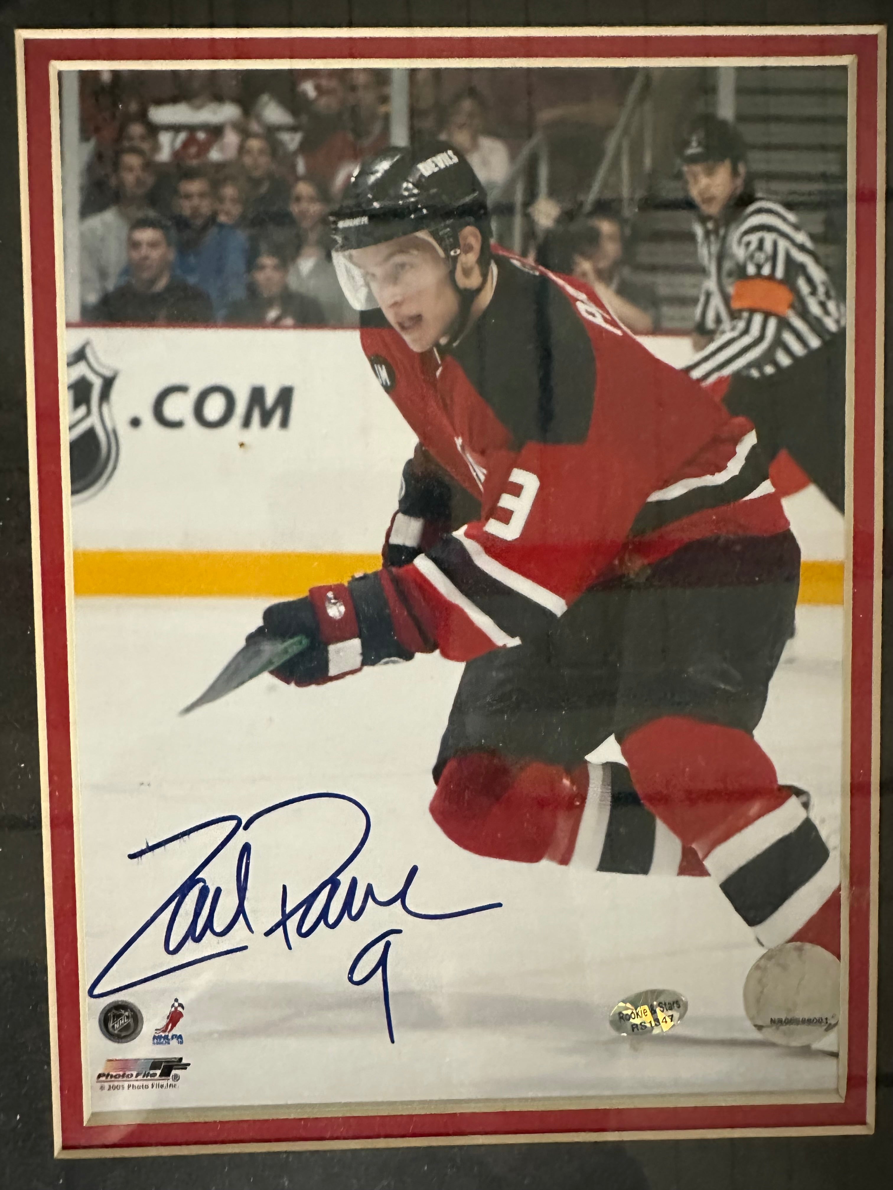 New Jersey Devils - Zack Parise Autographed Photo